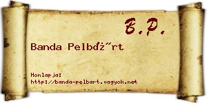Banda Pelbárt névjegykártya